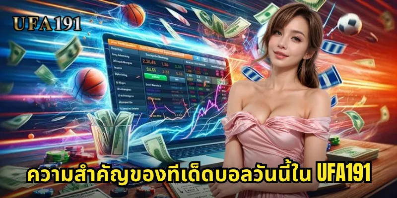 ทีเด็ดบอลวันนี้ Ufa191: คู่มือพิชิตการเดิมพันฟุตบอลแม่นยำทุกแมตช์ 1 ความสำคัญของทีเด็ดบอลวันนี้ใน Ufa191